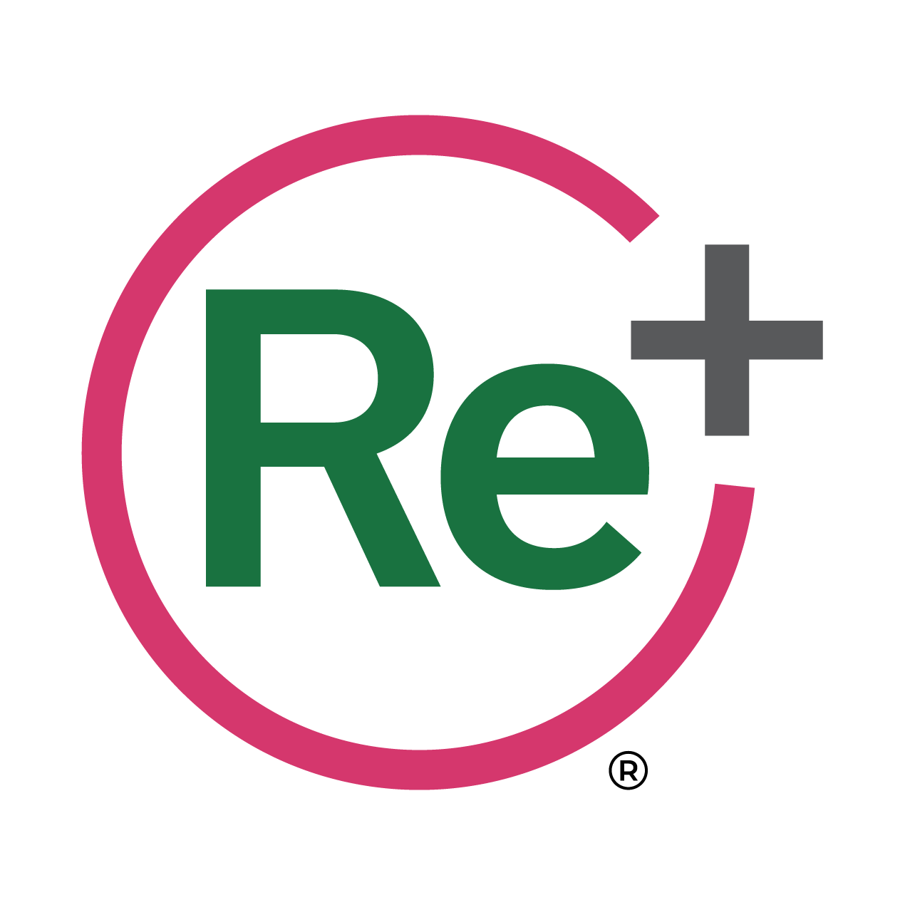 Re+ (zero waste) program logo