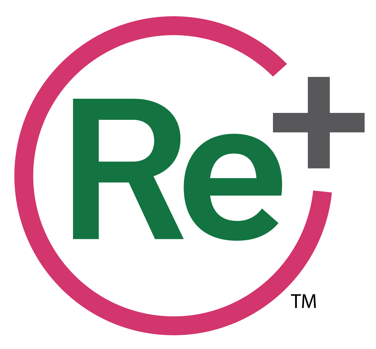 Re+ (zero waste) program logo