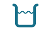 A teal cup icon with a wavy teal line across it showing water