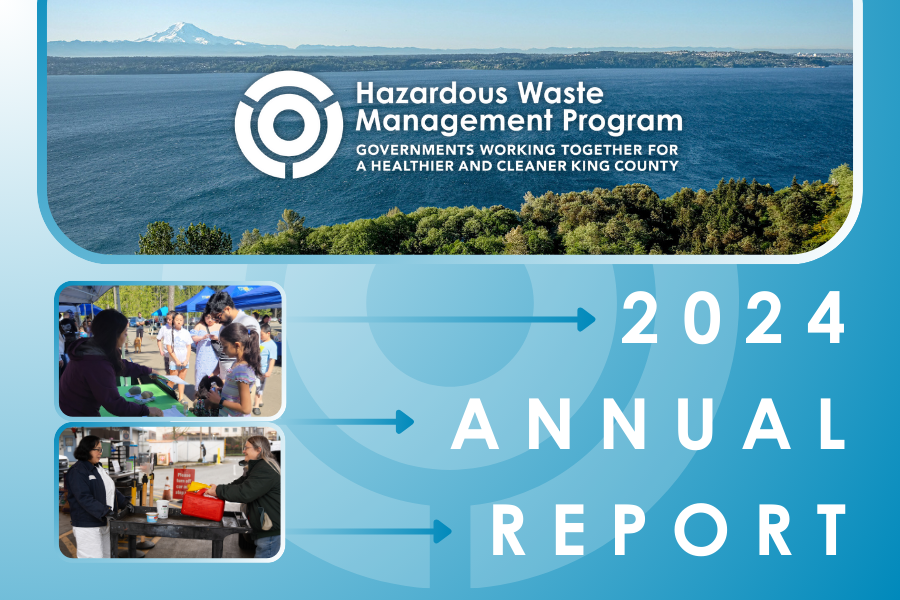 The cover page of the Haz Waste Program's 2024 Annual Report.