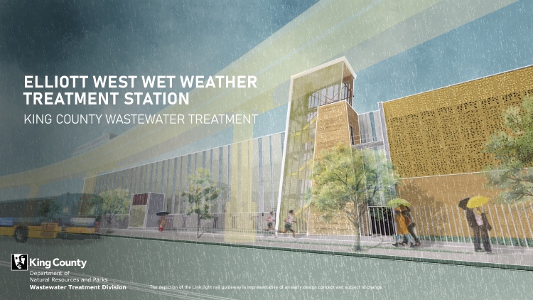 rendering of the upgraded Elliott West Wet Weather Treatment station