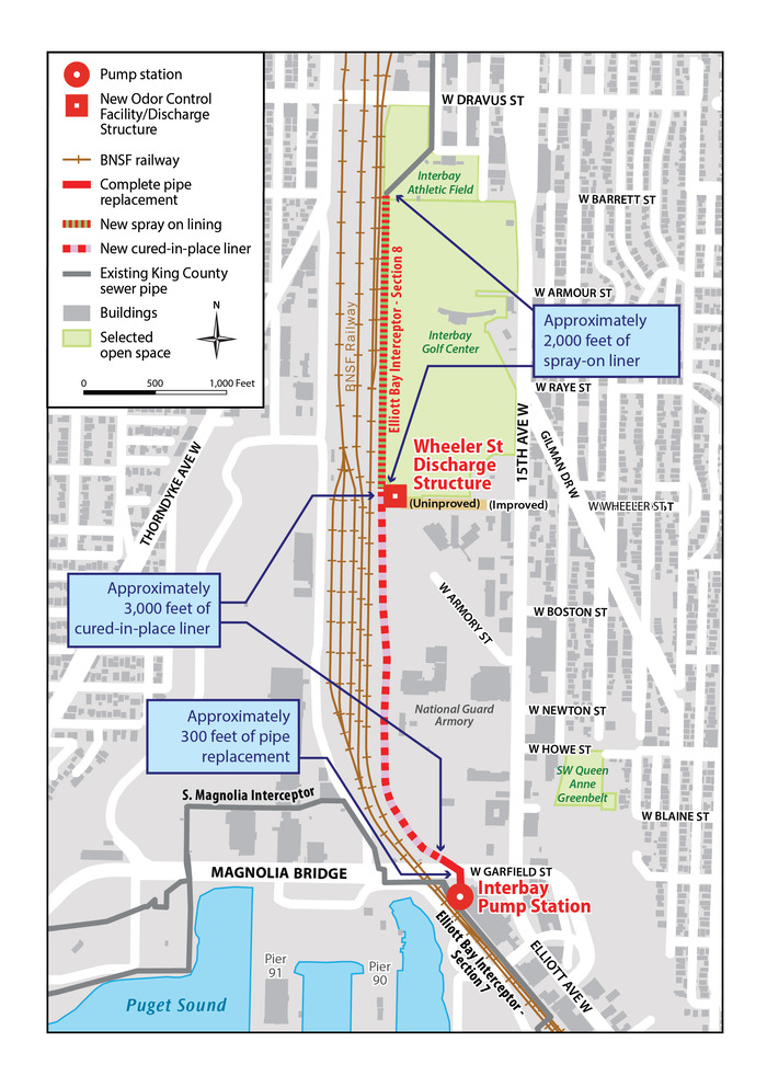 Interbay project site map