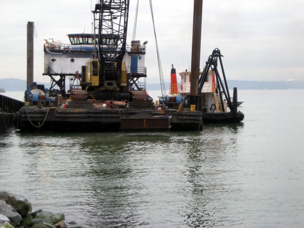 Post dredging
