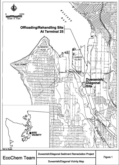 Duwamish Diagonal vicinity map