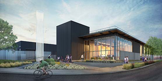 Architect rendering of King County Georgetown Wet Weather Station