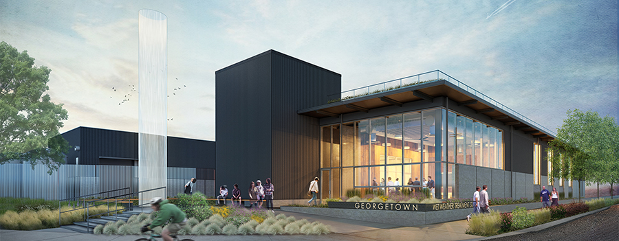 Architect rendering of King County Georgetown Wet Weather Station