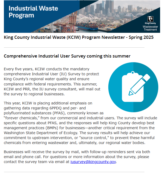 Thumbnail of first page on newsletter