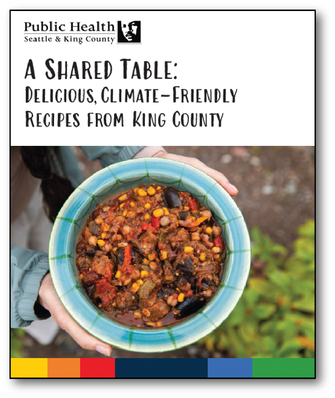 Screenshot of the cover of A Shared Table cookbook
