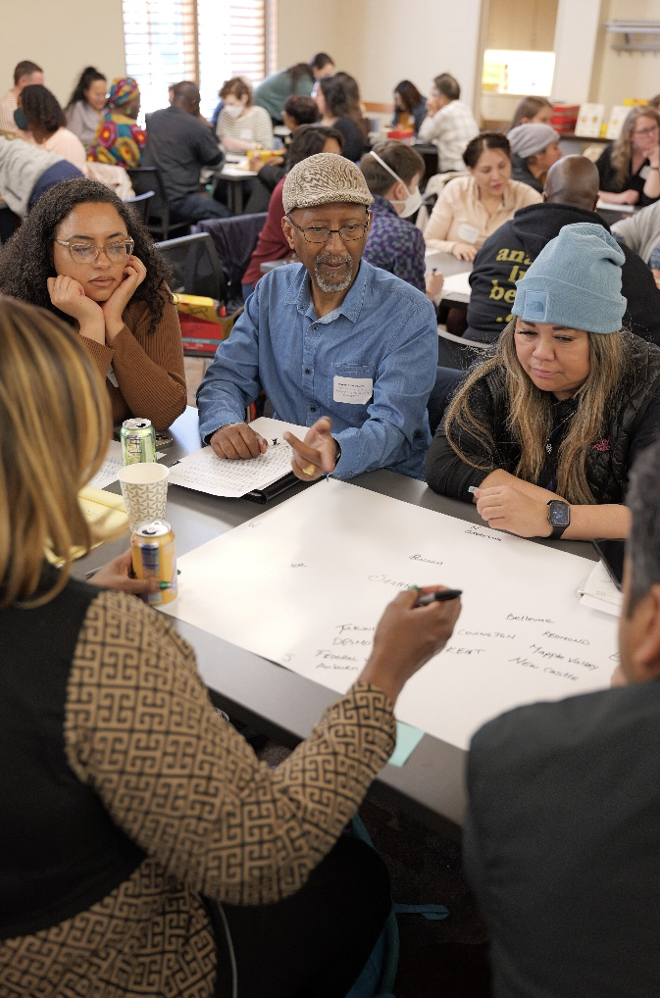 Members at a Community Health Improvement Plan meeting