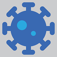 Illustration of COVID-19 virus