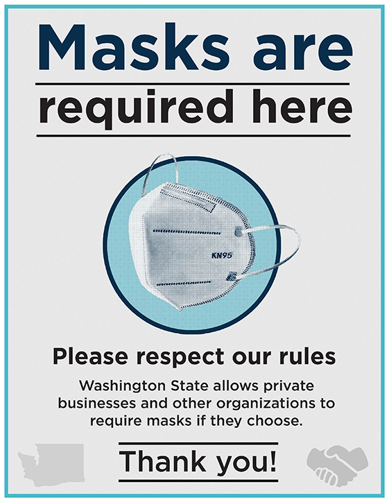 Masks are required here