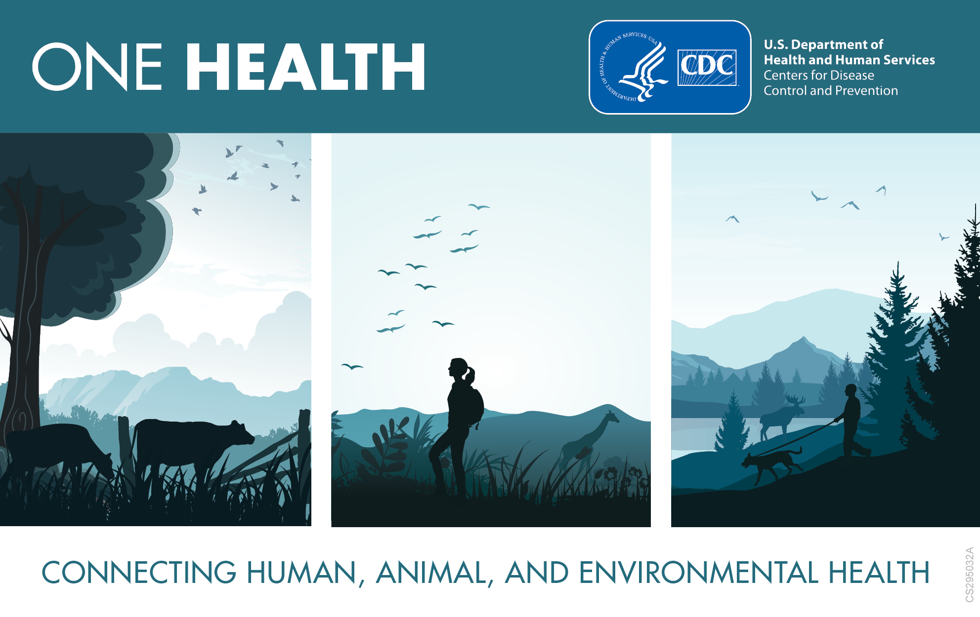 One Health - CDC campaign images