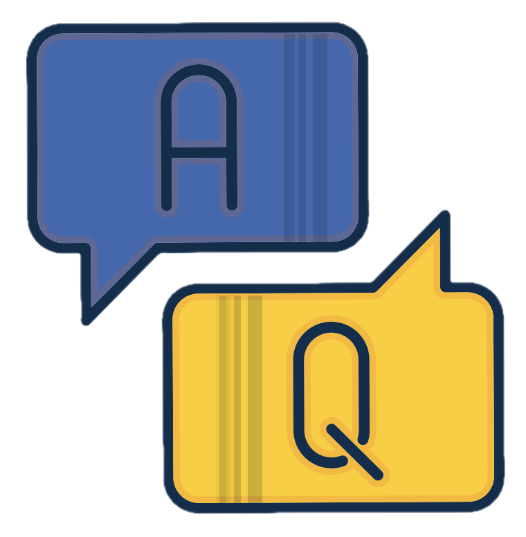 Icons representing questions and answers regarding Measles vaccine