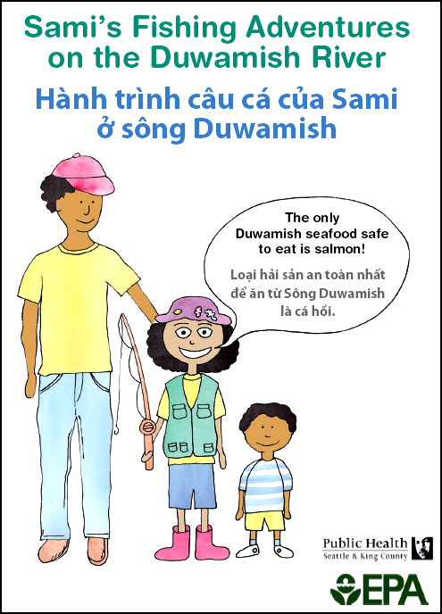 Sami’s Fishing Adventures on the Duwamish River - Coloring Book and Puzzles