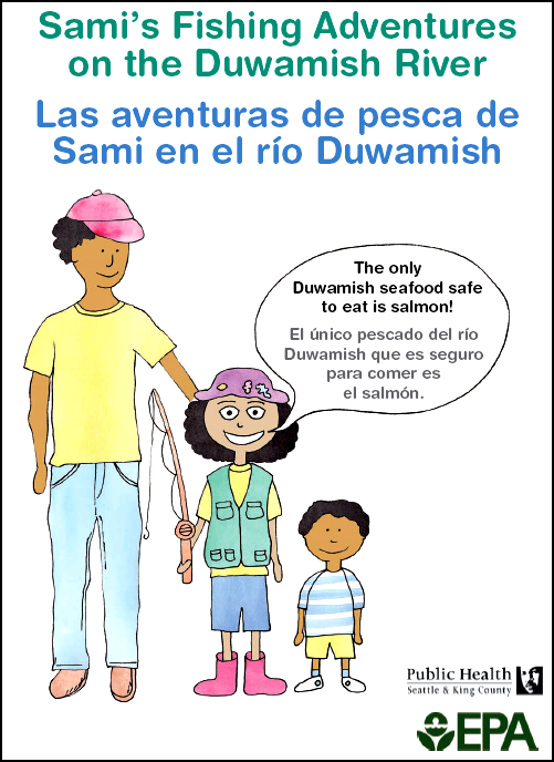 Sami’s Fishing Adventures on the Duwamish River - Coloring Book and Puzzles