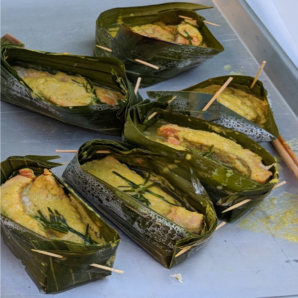 Khmer Amok Salmon