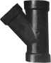 Image of a wye pipe fitting