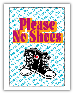 Please No Shoes poster