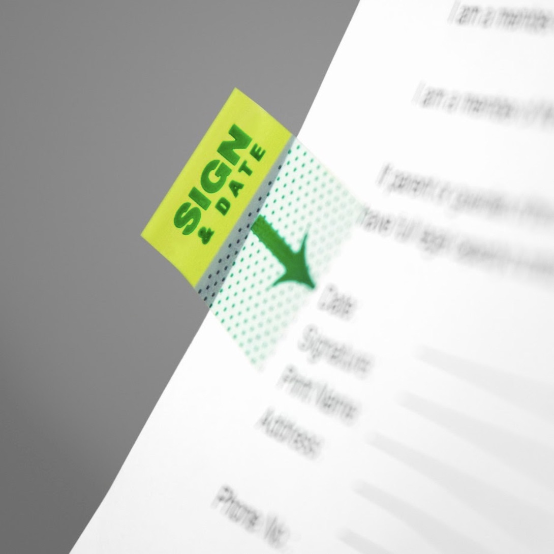 A policy document to be signed