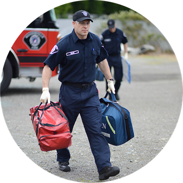 The EMS Tiered System: Step 3 - First Tier Response - Basic Life Support by firefighter/Emergency Medical Technician
