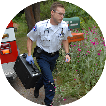 The EMS Tiered System: Step 4 - Second tier response: Advanced Life Support by paramedics
