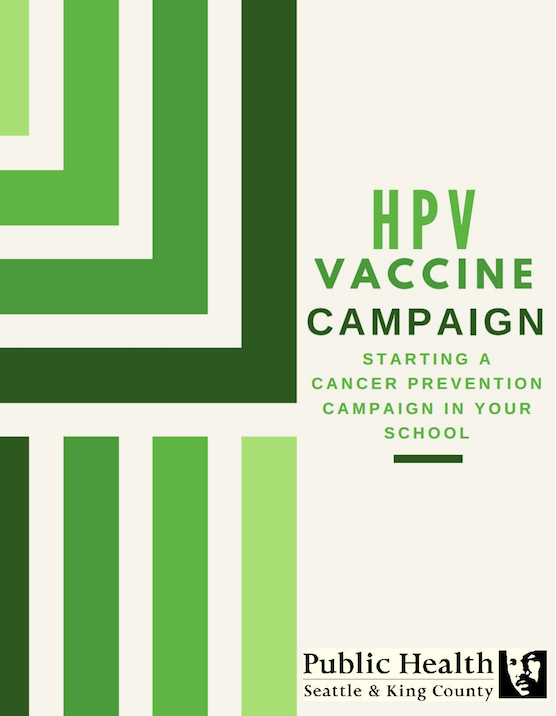 HPV Vaccine Campaign coversheet