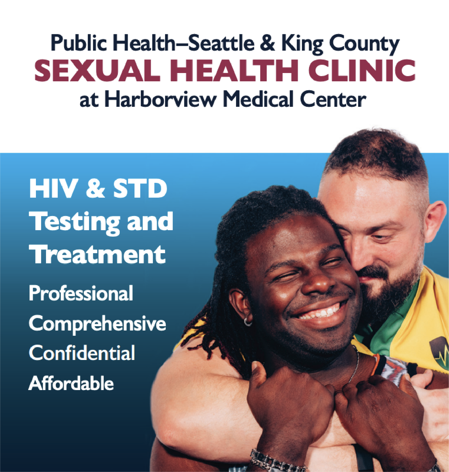 Partial screenshot of the Sexual Health Clinic brochure