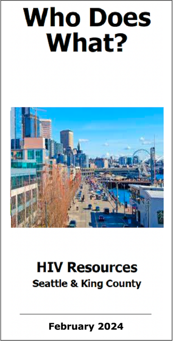 Screenshot cover of the English version of the 2024 Who Does What in King County list
