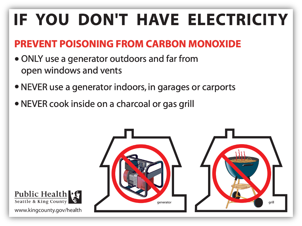 Carbon monoxide warning poster