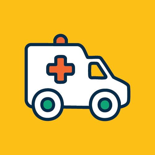 An illustration of an ambulance.