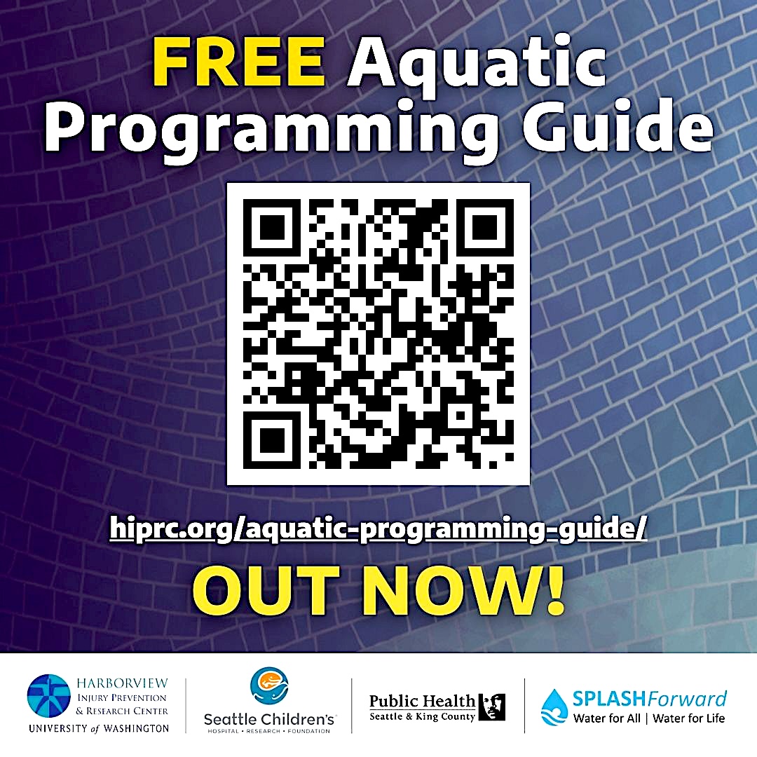 Aquatic Programming Guide screenshot with QR code to access external site