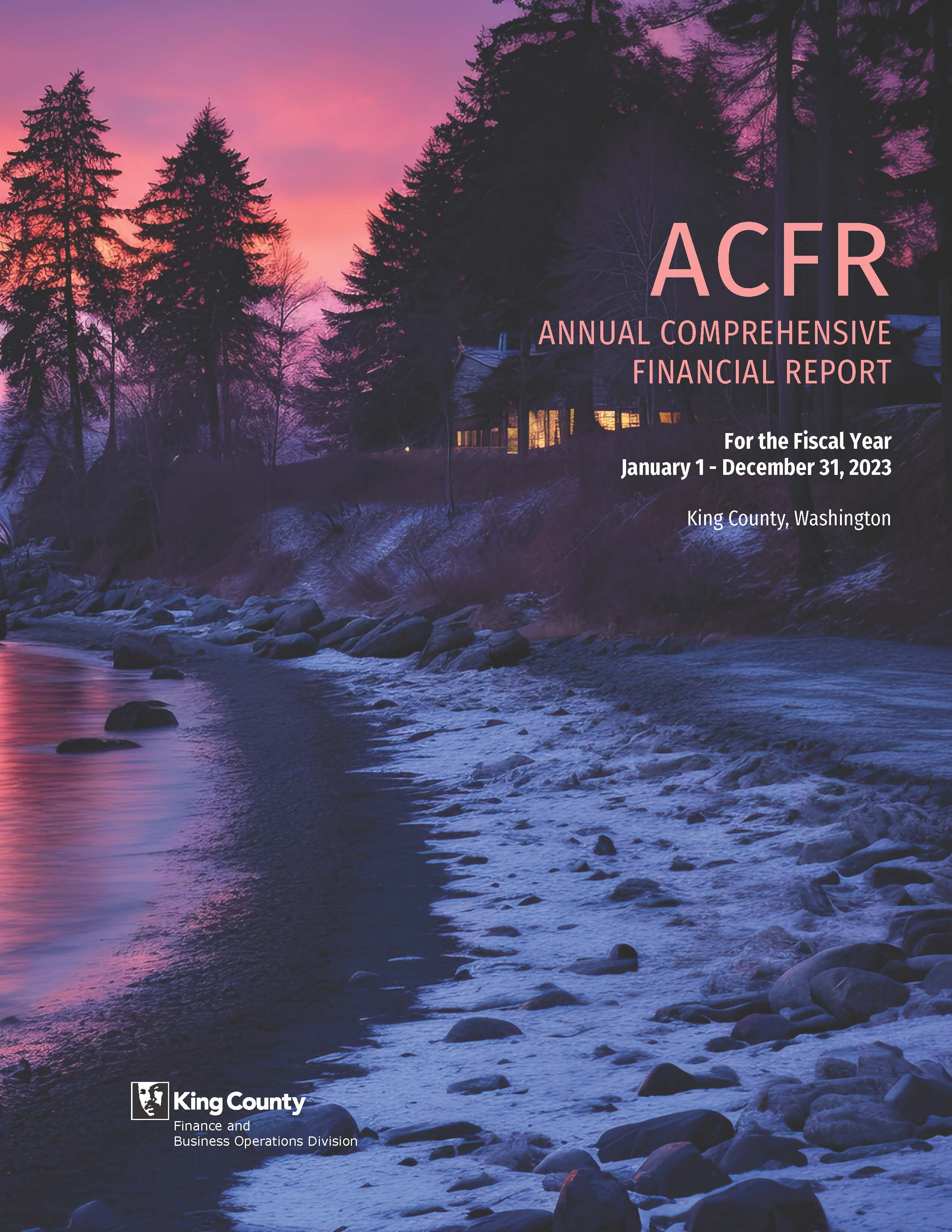 Report cover: 2023 Annual Comprehensive Financial Report