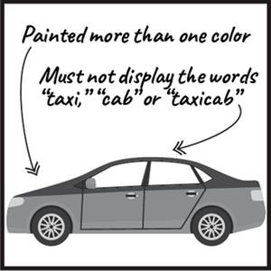 Graphic illustrating For-Hire vehicle type