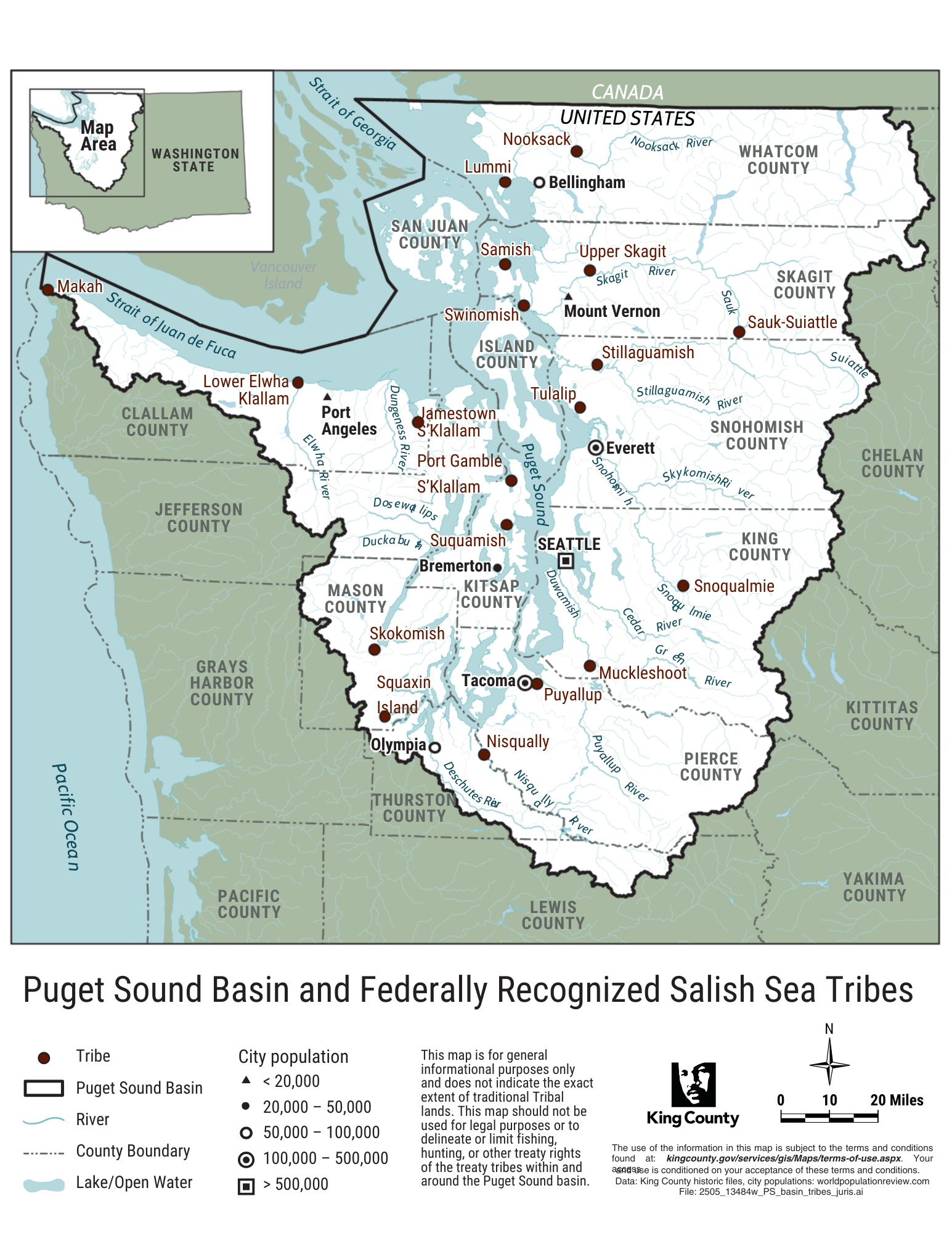 map of puget sound