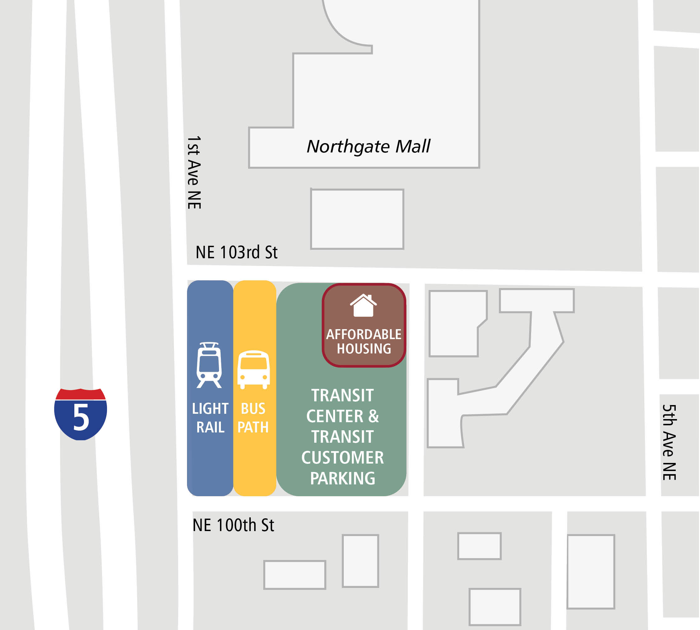 Map of Northgate housing project