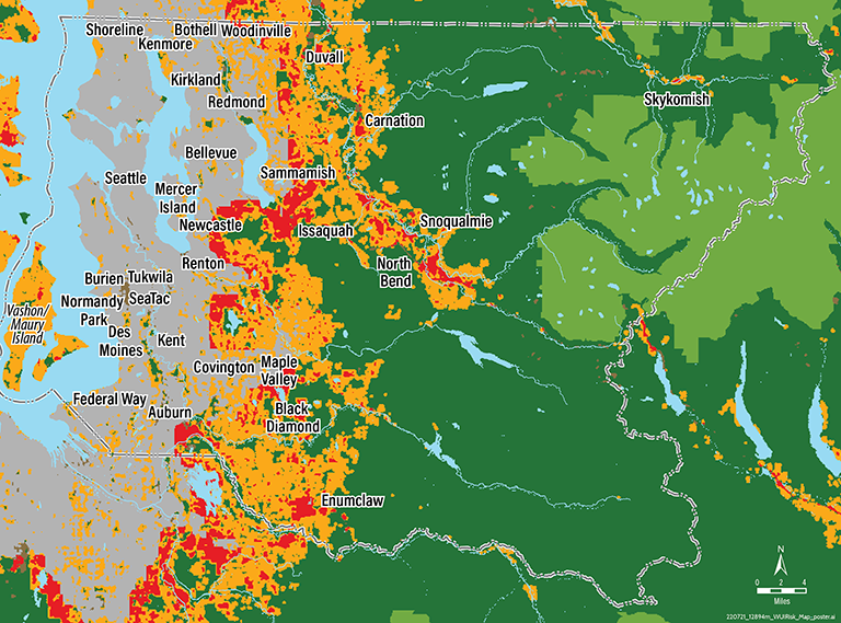 King County wildfire strategy map
