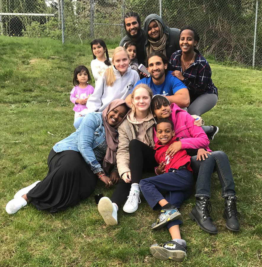 Young people at the City of Shoreline Youth and Teen Development Program