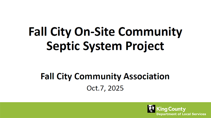 Fall City On-Site Community Septic System Project Briefing