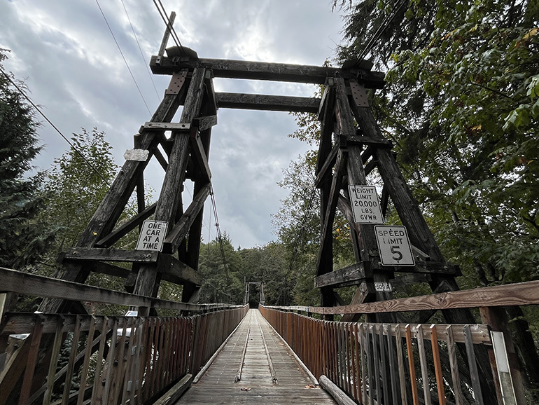 Baring Bridge over the Skykomish River.