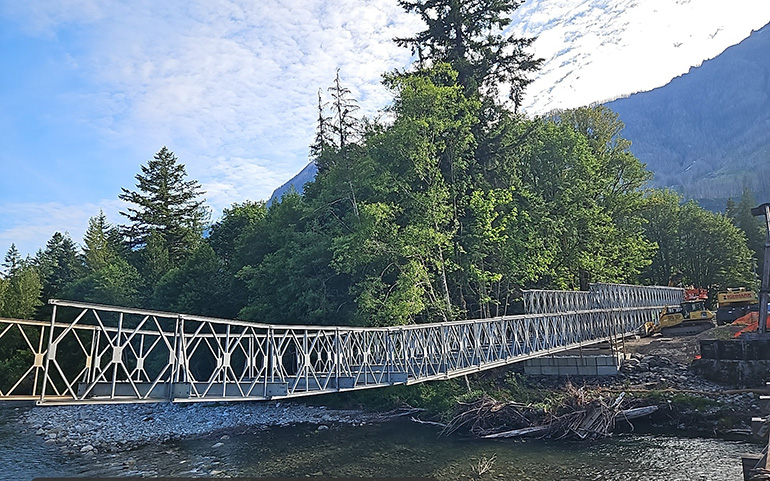 Bridge over water