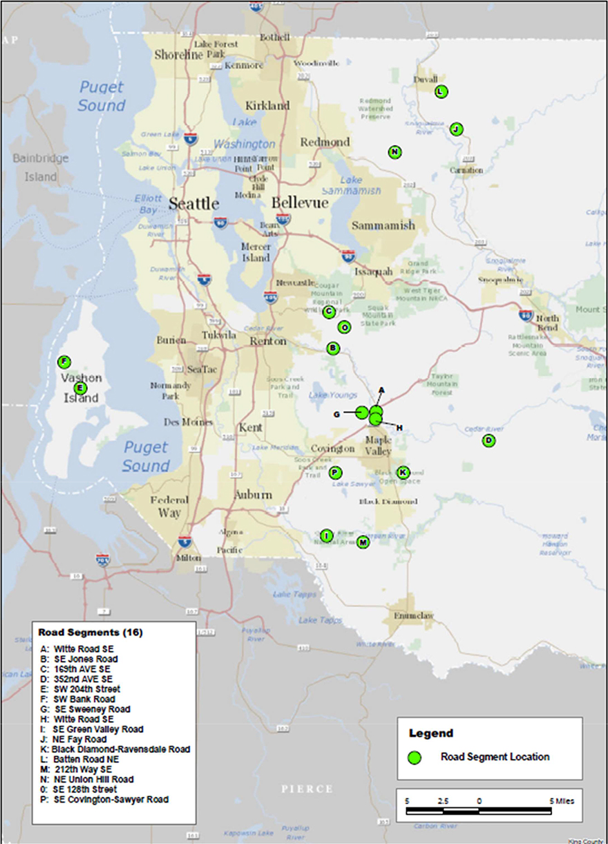 HFST project locations map.