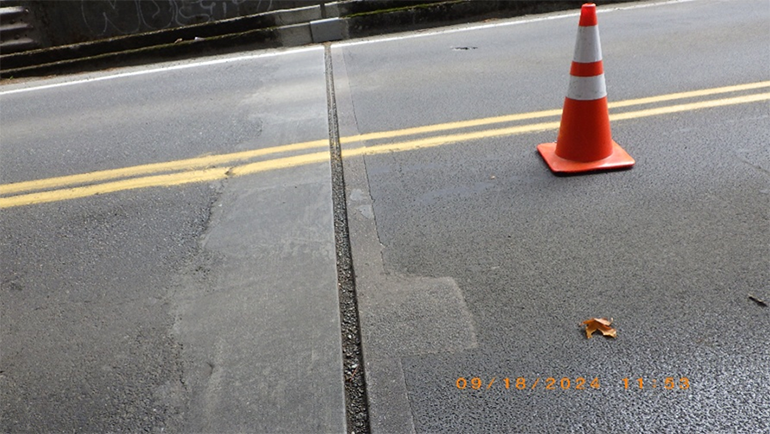 Completed joint and support beam repairs