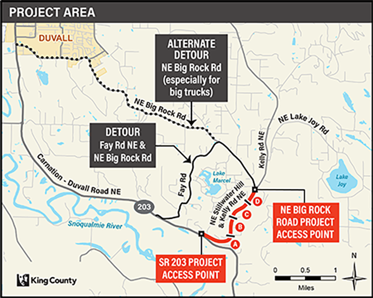 Map of the project area.