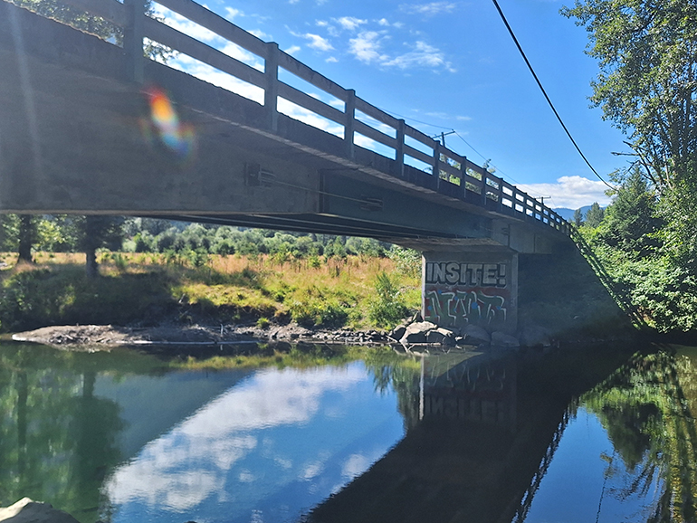 Current North Fork Bridge.