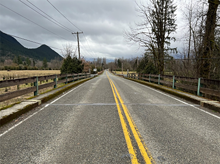 North Fork Bridge looking south.