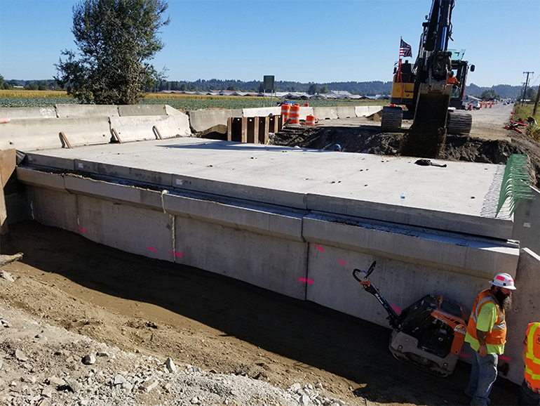 September 16 - second half of new culvert in place.