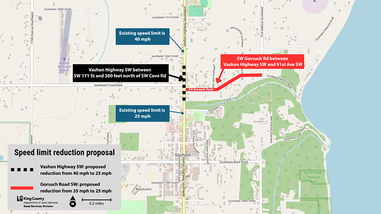 Map graphic of 2026 speed assessment project locations