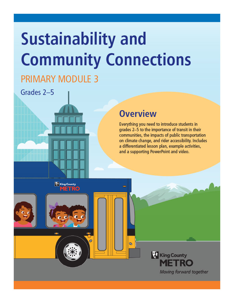 Sustainability and Community Connections - Primary Module 3 - Grades 2-5