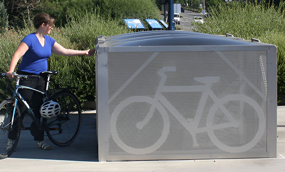 Bike lockers best sale