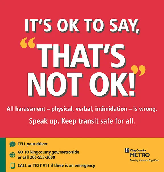 King County Metro anti-harassment